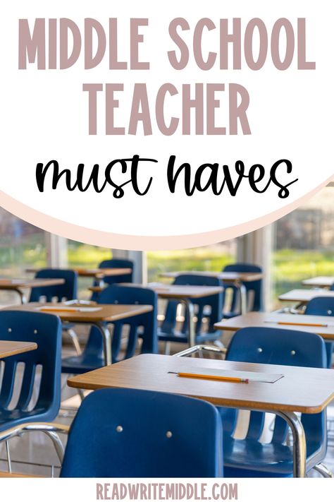 7th Grade Teacher Classroom, First Year Teacher Middle School, Middle School Teacher Supplies, First Year Teacher Must Haves Middle School, Student Teacher Must Haves, Middle School Teacher Appreciation Gifts, Middle School Classroom Must Haves, Teacher Must Haves High School, Teacher Must Haves Middle School