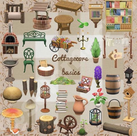 Cottage Core Aesthetic Acnh, Acnh Cottage Core Island Ideas, Acnh Cottagecore Guide, Acnh Cottagecore Furniture List, Cottage Core Animal Crossing House, Cottage Core Items Acnh, Forest Core Villagers Acnh, Anch Cottage Core, Acnh Cottagecore Furniture