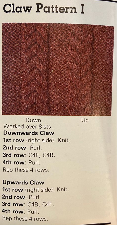 Braid Cable Knit Pattern, Rory Sweater, Knit Stitch Patterns Cables, Knit Washcloths, Knit Stitches For Beginners, Knit Cables, Knitted Washcloth Patterns, Knitted Washcloths, Knitted Slippers Pattern