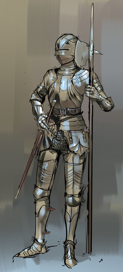 Medieval Armour Art, Medieval Knight Armor, Knight Outfit, Armor Drawing, Medieval Helmets, Medieval Armour, Historical Warriors, Accel World, Historical Armor