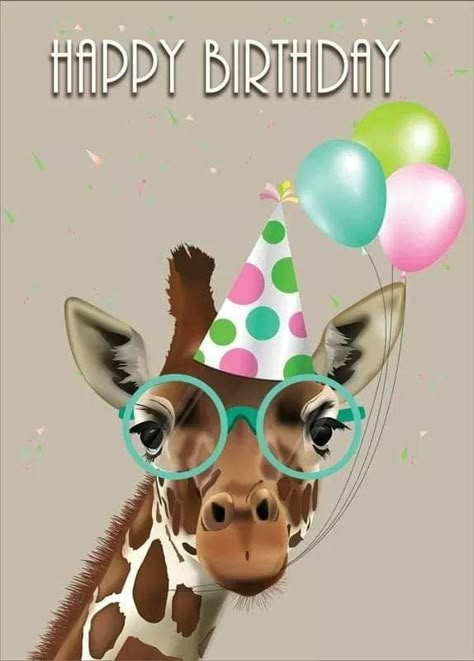 Diy Yard Decor, Happy Birthday Music, Happy Birthday Wishes Pics, Birthday Wishes Pics, Funny Happy Birthday Wishes, Giraffe Birthday, Happy Birthday Kids, Happy Birthday Art, Happy Birthday Quotes Funny