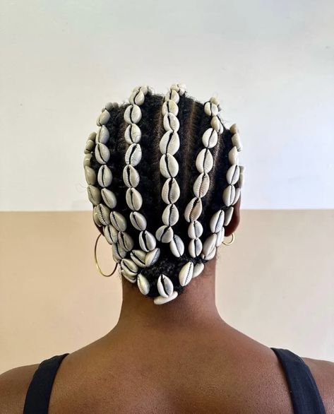 Twa Hairstyles, Girls Natural Hairstyles, Braided Cornrow Hairstyles, Cowrie Shells, Like Art, African Braids Hairstyles, Braided Hairstyles For Black Women, Favorite Hairstyles, Trending Hairstyles