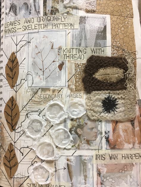 A Level Textiles Natural Forms, Decay Textiles Sketchbook Pages, Natural Forms Textiles Gcse, A Level Textiles Sketchbook, Textile Design Sketchbook, Textiles Gcse, Gcse Textiles, Fashion Sketchbook Inspiration, Sketchbook Layout