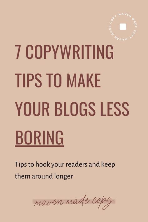 The only 7 tips you need to write bingeable blog posts are right here! Find out what creates a read worth blog topic, ideas for incorporating blogging into your website, and blogging tips for beginners and small business owners. Lear about the free blogging tools and resources I use to optimize each post, and find more blogging and copywriting tips at MaveMadeCopy.com! Blog Topic Ideas, Blog Content Calendar, Blogging Topics, Blogging Prompts, Content Calendar Template, Topic Ideas, Blog Writing Tips, Website Copywriting, Copywriting Tips