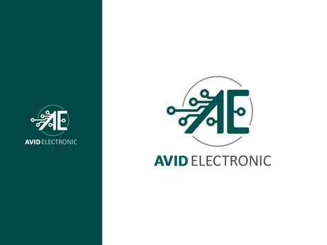 Avid Electronic logo by Diaco.M.Lotfollahi on Dribbble Electronic Logo Design Ideas, Tech Logo Ideas, Pamphlet Ideas, Electronic Logo, Electricity Logo, Electronics Logo Design, Lotus Logo, Electronics Logo, Tech Industry