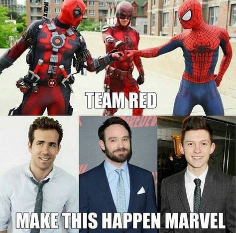 Yes do it. Kenan E Kel, Superhero Memes, Team Red, Red Team, Dc Movies, Marvel Vs, Marvel Funny, Marvel Fan, Marvel Memes