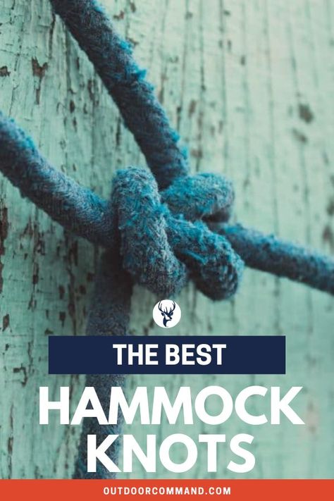 Hammock Knots, Hammock Life, Bowline Knot, Hiking Supplies, Camping Knots, Survival Knots, Half Hitch Knot, Knots Guide, Rope Projects