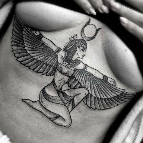 Goddess Hathor Tattoo, Scarabs Tattoo, Nefertiti Tattoo Design Egyptian Goddess, Egyptian Goddess Drawing, Hathor Tattoo, Egyptian Goddess Tattoo, Cleopatra Tattoo, Goddess Tattoo Design, Greek Goddess Tattoo