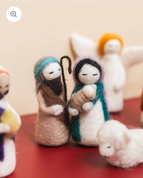 Nativity Harmony Bundle HOLIDAY EDITION – While supplies last! #swtradesofhope #holiday #nativityscene Needle Felted Nativity, Felted Nativity, Three Kings, Christmas Nativity, Nativity Scene, Nativity Set, Felt Ornaments, Needle Felted, Needle Felting