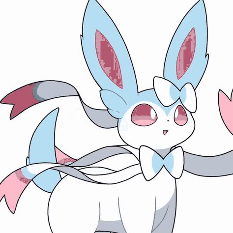 Shiny Sylveon, Fan Gif, Pokemon Eevee, Animated Gif, Cool Gifs, Pikachu, Twitter Sign Up, Pokemon, Gif