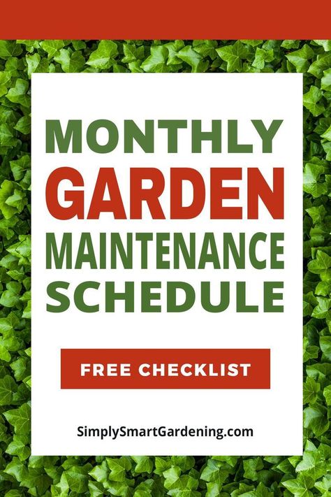 I’ve always wanted to start a garden, so this garden maintenance schedule is just perfect. I wasn't sure what I should be doing in my garden each month. Such great garden maintenance tips! It's made starting my garden easy because I don't have to worry that I'll miss something. Visit now to get a free checklist like I did!  #simplysmartgardening #garden #maintenanceschedule #gardenprintable Garden Maintenance Schedule, Garden Checklist, Start A Garden, Smart Garden, Free Checklist, Starting A Garden, Garden Maintenance, Garden Journal, Self Watering Planter