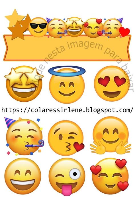 Topo de bolo emoji para imprimir grátis. Clique na imagem para baixar com melhor resolução. #topodeboloemoji #topodeboloemoticons #topodeboloparaimprimir #topodeboloinstagram #topodebolotiktok #boloemoji #emoticonscaketopper Emoji Cake, Emoji Birthday Party, Emoji Birthday, Sweet Smell, Paw Patrol, Cake Toppers, Birthday Party, Disney Characters, Cake