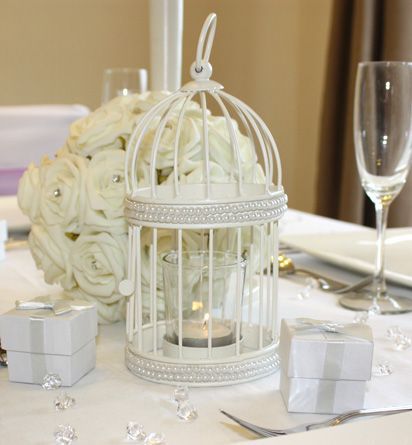 birdcage as wedding centerpieces | ... for weddings decorative bird cages for hire – wedding decorations Wedding Decorations Table, Tea Light Holder Wedding, Centrepiece Ideas, Reception Table Settings, Wedding Birdcage, Event Centerpiece, Bird Cage Decor, Venue Decorations, Decorations Table