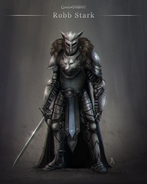 Armour Design, Game Of Thrones Artwork, Robb Stark, Got Game Of Thrones, X Male Reader, King In The North, Rhaenyra Targaryen, Gra O Tron, Ice And Fire