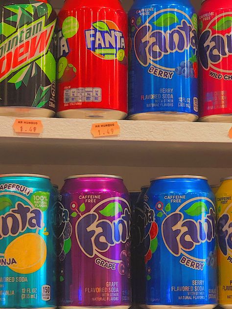 Fanta Grape Aesthetic, Fanta Uva Aesthetic, Grape Soda Aesthetic, Grape Fanta, Food Motivation, Fanta Can, Grape Soda, Junk Food Snacks, Tin Cans