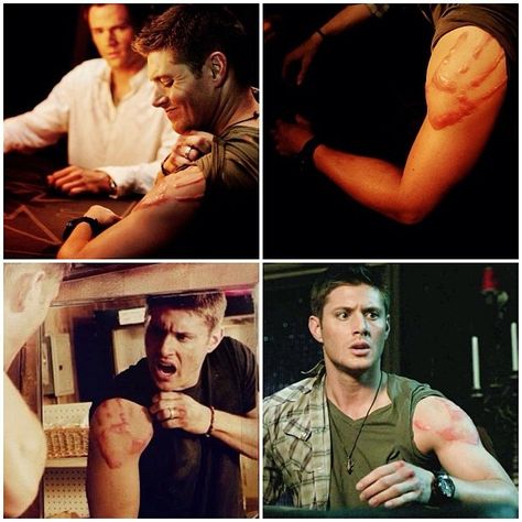 Supernatural Season 4, Supernatural Tattoo, Dean And Castiel, Supernatural Destiel, Tv Supernatural, Supernatural Memes, Supernatural Funny, Hunting Trip, Supernatural Fandom