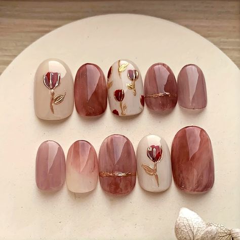 Minimal Nails Art, Fake Nails Designs, Korean Nail Art, Art Deco Nails, Elegant Nail Art, Hello Nails, Vintage Nails, Subtle Nails, Beauty Nails Design