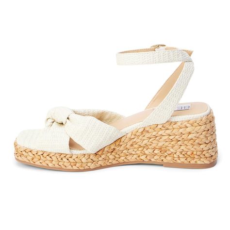 PRICES MAY VARY. Synthetic upper Self lined Padded insole Buckle closure 3 inch heel Vegan, Platform Wedge Sandal With Crisscross Knotted Upper And Buckle Detail. Beach Heels, Grad Shoes, Mom Dad Baby, White Espadrilles, Matisse Shoes, Athletic Sandals, Casual High Heels, Wedge Espadrilles, Espadrille Sandals