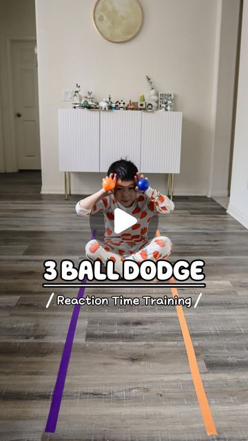 Claire | Kids’ Play & Learn on Instagram: "3 BALL DODGE PLAYS- Reaction Time Training Try these if you would like to keep kids active and burn out their energy 😉 💡Good for kids 3 years and up ❤️  You will only need: ⭐️Masking tape ⭐️Balls  Perfect for: 🍎Reaction Time Training 🍎Body coordination 🍎Muscle controls  🍎Burn energy  If this is fun for you and your little one(s), feel free to save it for later or share with someone who might like it 💕🥰 . . . . #toddlerfun  #earlychildhoodeducation #toddleractivities #diyplay#grossmotorskills#sahmproblems  #bodycoordination #bodybalance #keepkidsbusy #keepkidsactive #preschooleractivity" Time Kids, Body Balance, Time Activities, Toddler Fun, Burn Out, Kids Play, Early Childhood Education, Physical Activities, Masking Tape