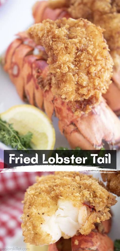 Deep Fried Lobster Tail, Deep Fried Lobster Tail Recipe, Fried Lobster Tail Recipe, Fried Lobster Tail, Boil Recipes, Buffalo Shrimp, Fried Lobster, Lobster Sauce, Lobster Dishes