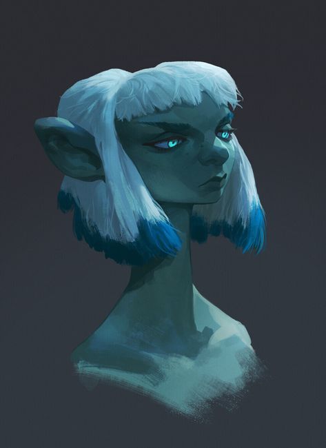 ArtStation - Dark elf Concept Artist, Dark Elf, Paint Background, Mythological Creatures, New Artists, Fantasy Creatures, Elf, Fantasy Art, Concept Art