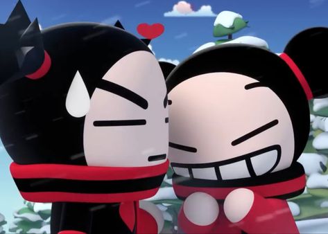 pucca and garu Pucca X Garu Cartoon, Cartoon Matching Pfp, Y2k Posters, Duos Icons, Pin Search, Art Style Inspiration, Cool Anime Pictures, Couple Cartoon, Cute Profile Pictures