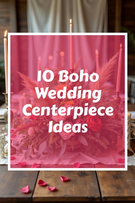 Did you know that a boho wedding centerpiece can transform your event into a dreamy wonderland? Dive into our gallery of 20 stunning photos that showcase the magic of bohemian decor ideas. Discover how unique arrangements, pretty pampas, and rustic charm create an unforgettable vibe. Unlock inspiration for your perfect day! Bohemian Wedding Shower Ideas, Boho Theme Table Decor, Doily Centerpiece Wedding, Boho Wedding Reception Table Decor, Wildflower Table Centerpieces, Pampas Grass Centerpiece Wedding Ideas, Easy Wedding Decor, Boho Wedding Theme Ideas, Boho Wedding Style