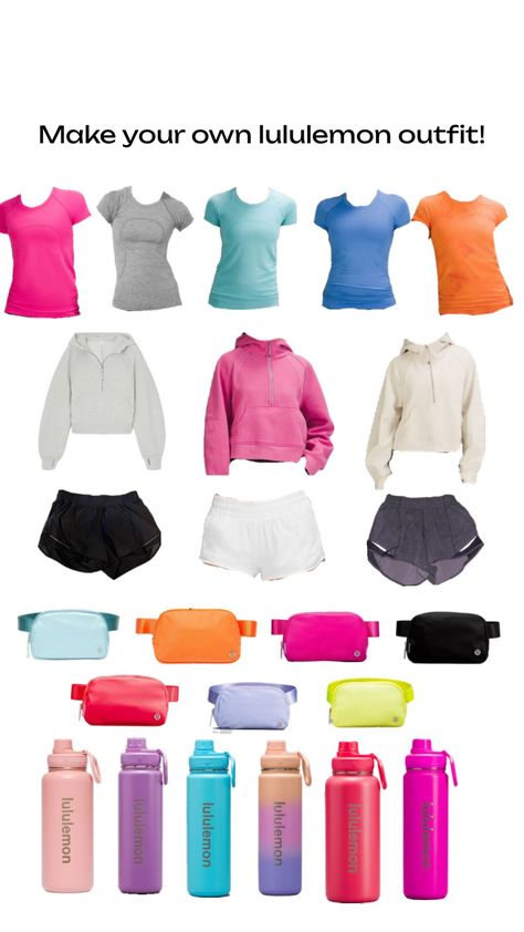 Make your own lululemon fit! #preppy #outfitinspo #lululemon #lululemonoutfit #lulu #lululemonbeltbag #lululemongirl #swiftlytech #preppyaesthetic #outfitideas #outfit #makeyourownoutfit Cute Lululemon Outfits Summer, Macys Outfits, Cute Lululemon Outfits, Lululemon Outfit, Lulu Outfits, Simple Outfits For School, Lululemon Outfits, Casual Preppy Outfits, Trendy Outfits For Teens