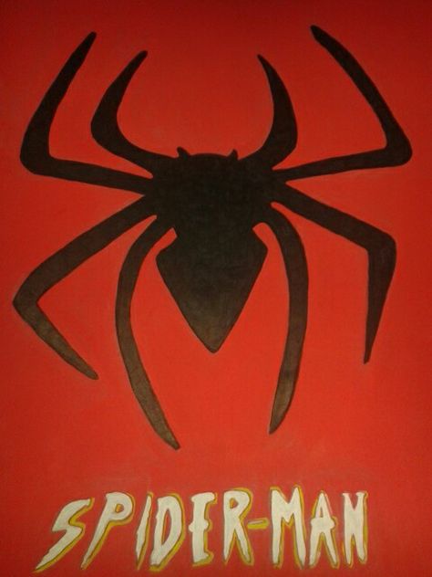 Saved the cardboard piece from a calander and created this spiderman poster for my little brother's bedroom. Used poster paint and felt tip pens for the spider. Thinking about getting some wood to put around the edges to keep the board flat as it curls at the corners because of the paint. Spiderman Senior Parking Spot, Spiderman Parking Spot, Senior Posters, Spiderman Poster, Parking Spot Painting, Spot Painting, Felt Tip Pens, Senior Stuff, Poster Paint