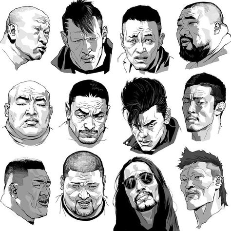 Seung Eun Kim, Arte Jazz, Head Study, Comic Face, 얼굴 드로잉, Comic Book Art Style, Face Drawing Reference, Comic Style Art, Face Sketch