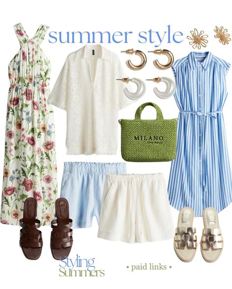 Some of my favorite styles for summer!! I personally love the graphic tees and the blue dresses on the last page 💙 Comment LINK and I’ll send you the links to all of these looks. #affordablefashion #afforablestyle #hm #blueandwhite #summerstyle #petitedresses #petitefashion #petitestyle #petitesummeroutfits Petite Summer Outfits, Styles For Summer, Petite Fashion, Petite Dresses, Affordable Fashion, Beach Outfit, Summer Style, Amazon Deals, Blue Dresses