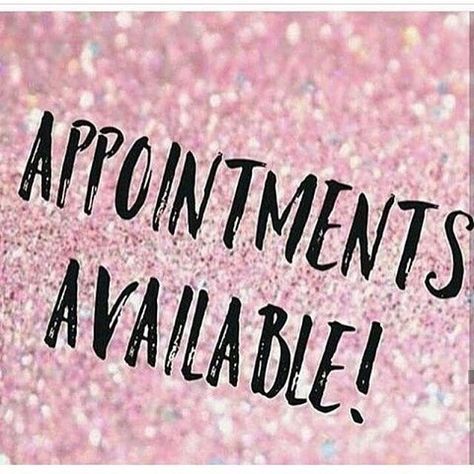 Last Minute Appointments Available tomorrow  #brows #lashes #tanning #makeup Hairstylist Quotes, Salon Quotes, Week Schedule, Nail Quotes, Salon Suites, Hair Quotes, Appointments Available, Hair Appointment, Cut Hair