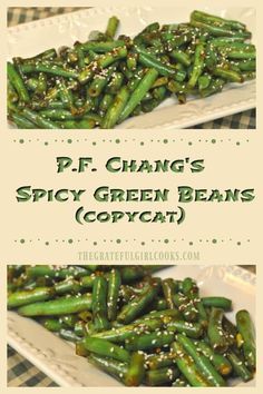 May 11, 2020 - This Pin was discovered by Linda Sheryl Robinson. Discover (and save!) your own Pins on Pinterest. Spicy Green Beans, Restaurant Copycat, Pinterest Garden, Asian Sauce, Fresh Green Beans, Fresh Recipes, Green Bean Recipes, Veggie Side Dishes, Copycat Recipe