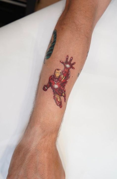 Simple Iron Man Tattoo, Small Iron Man Tattoo, Iron Man Tattoos, Iron Man Tattoo Ideas, Ironman Tattoo, Iron Man Tattoo, Pikachu Tattoo, Her Tattoo, One Tattoo