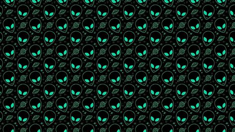 Guardar Alien Laptop Wallpaper, Alien Aesthetic Wallpaper Laptop, Alien Banner Discord, Alien Desktop Wallpaper, Alien Faces, Notion Ideas, Alien Face, Science Background, Alien Aesthetic