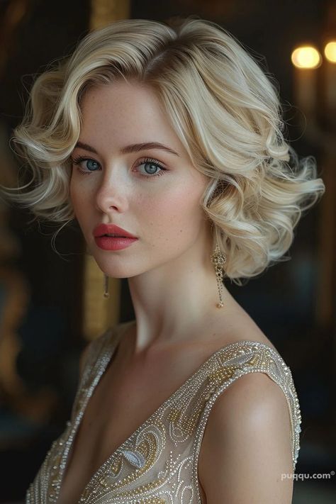 Fav Hairstyles, Elegant Headband, Long To Short Hair, Mob Wife, Hair Shine, Curly Bob Hairstyles, Makeup Style, Retro Hairstyles, March 2024