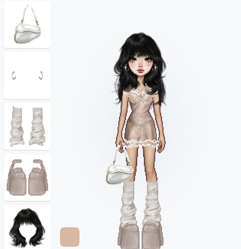 Everskies Hair Name, Everskies Hair, Animated Fashion, Girly Style Outfits, Everskies Outfits, Y2k Girl, Bratz Inspired Outfits, Virtual Fashion, Aesthetic Hair