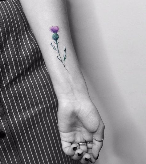 Scotland Tattoo, Scottish Thistle Tattoo, Scottish Tattoo, Scottish Tattoos, Thistle Tattoo, Graphic Tattoo, Lavender Tattoo, Designs Graphic, Inspiration Tattoos