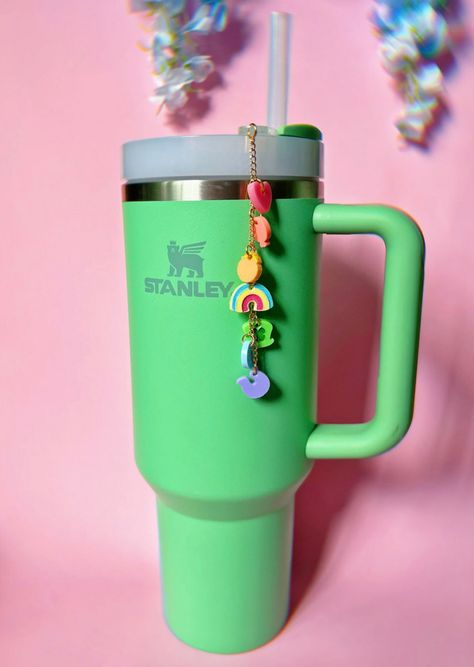 The Stanley Easter Collection includes two Stanley cups in pastel pink and blue. Here's where you can get them and Easter cup accessories. Kids Stanley Cup, Tumbler Charms, Tumbler Accessories, Bored Ideas, Marshmallow Cereal, Easter Cups, Cup Charms, Green Preppy, Trendy Water Bottles