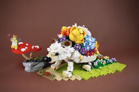 Lego Hedgehog, Lego Fairy, Lego Trees, Lego Zoo, Lego Plants, Lego Tree, Lego Elves, Diy Lego, Lego Diy