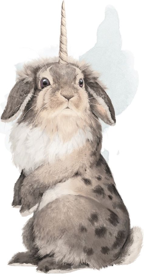 Fantasy Rabbit Art, Fantasy Bunny Art, Bunny Fantasy Art, Forest Creatures Drawing, Cite Bunny, Mythical Bunny, Mythical Rabbit, Fantasy Bunny, Rabbit Monster