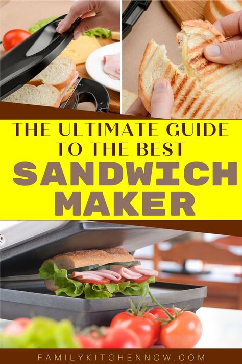 Made to order hot sandwiches in the comfort and convenience of your own kitchen. Whether you like classic grilled cheese, the perfect panini or you want to stretch your culinary skills to whip up your own gourmet selections. The versatile sandwich maker is a great addition to any kitchen. Check out our buyers’ guide to the best options for 2021 and get tips on what to look for when making your selection. Panini Press Recipes, Hot Sandwiches, Panini Maker, Panini Sandwich, Classic Grilled Cheese, Panini Press, Hot Sandwich, Sandwich Maker, Simple Sandwiches