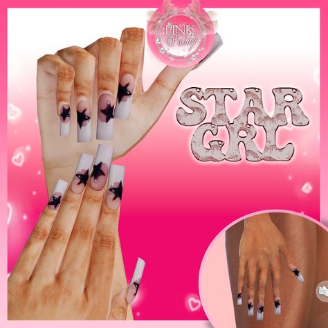 ..//**✰STARGRL SET✰**// | Pinkpusay on Patreon Sims 4 Nails, San Myshuno, Sims 4 Tsr, Sims Baby, Sims 4 Cas Mods, The Sims 4 Skin, Play Sims 4, The Sims 4 Pc, The Sims 4 Packs