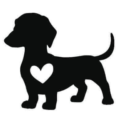 Tatoo Dog, Bedroom Area Rugs, Dachshund Silhouette, Dachshund Tattoo, Dachshund Pattern, Heart Vinyl, Colour Swatches, Idee Cricut, Dachshund Art