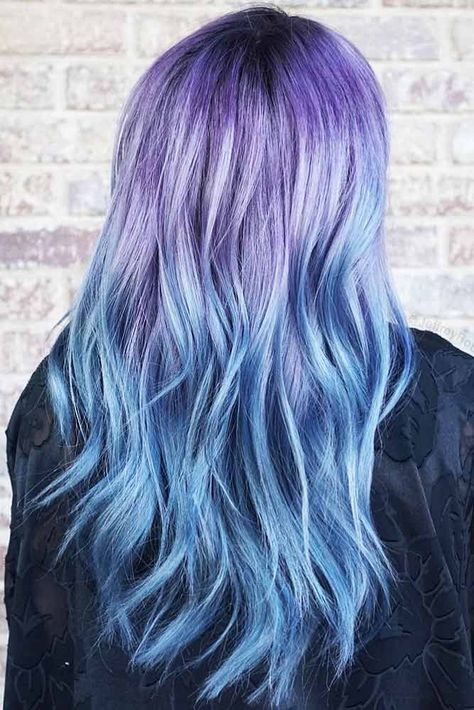 Ombre Hair Styles, Ombre Hair Weave, Hair Color 2017, Blond Hairstyles, Brown Ombre Hair Color, Natural Dark Hair, Dark Ombre Hair, Black Hair Ombre, Purple Blue Ombre