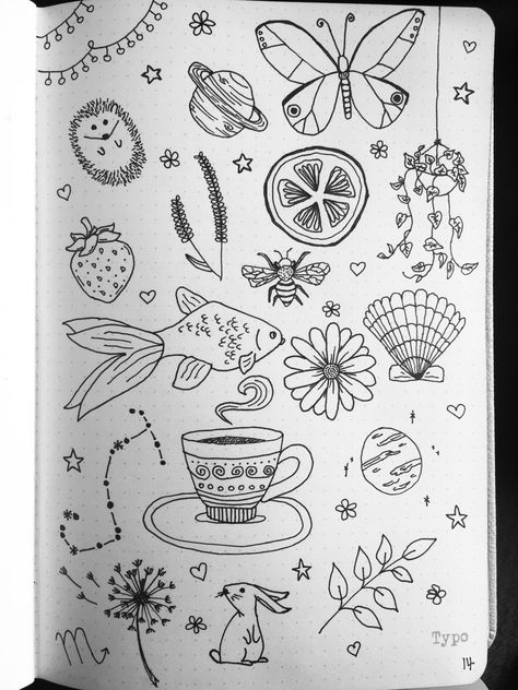 Spring Doodles Simple, Doodle Journal Pages, Page Fillers Doodle, April Doodles, Card Doodles, Spring Doodles, Journaling Doodles, Doodle Page, Bujo Doodles