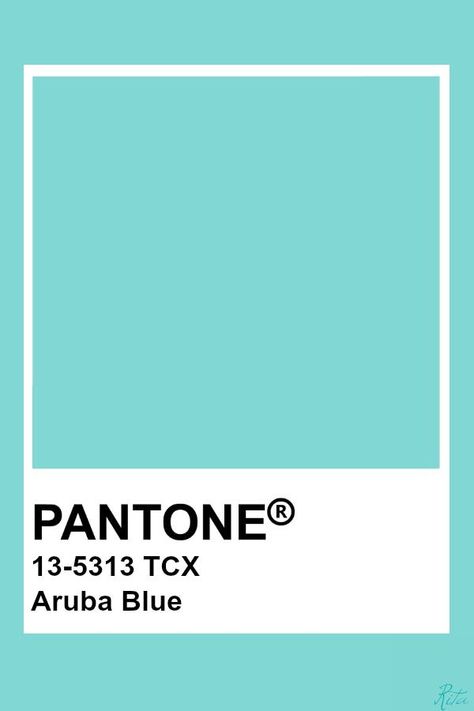 Color Calipso, Pantone Green, Pantone Tcx, Pantone Color Chart, Pantone Swatches, Color Knowledge, Pantone Palette, Pantone Colour Palettes, Aqua Blue Color