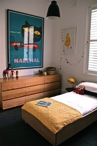 Modern Boys Rooms, Bed Dresser, Modern Kids Bedroom, Kids Room Inspiration, Big Boy Room, Kids Interior, Boys Bedrooms, Interior Design Portfolio, The Bedroom