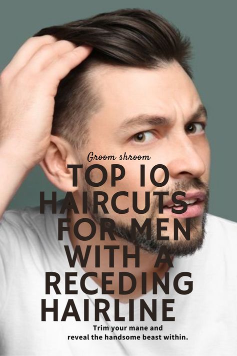 HAIRCUTS FOR RECEDING HAIRLINE!! – GROOM SHROOM Bad Hairline, Mens Haircuts Receding Hairline, Widows Peak Hairstyles, Haircuts For Receding Hairline, Haircuts For Balding Men, Hairstyles For Receding Hairline, High Forehead, Receding Hair Styles, Hairstyle For Men