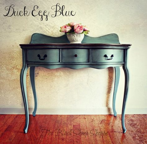 Chalk Painted Bedroom Furniture, Painted Bedroom Furniture Ideas, Annie Sloan Chalk Paint Aubusson Blue, Duck Egg Blue Annie Sloan, Chalk Paint Bedroom Furniture, Duck Egg Blue Chalk Paint, Dresser Inspo, Annie Sloan Chalk Paint Colors, Annie Sloan Furniture